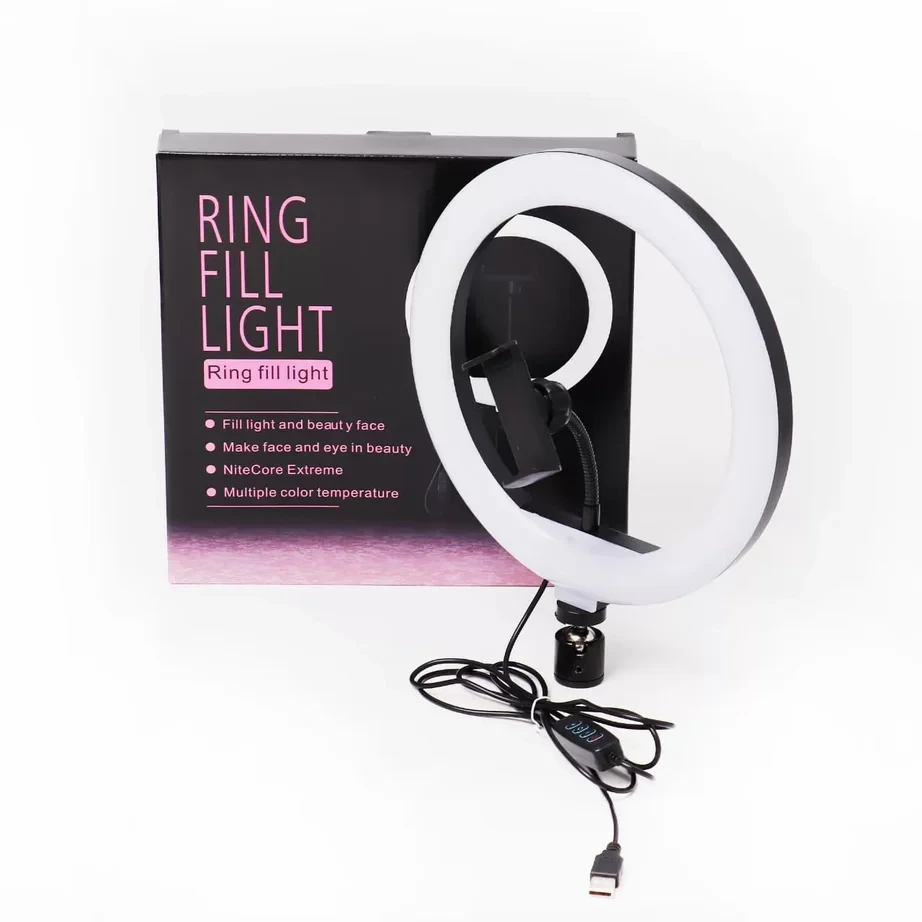 Ring Light 26CM / 10 Inch Ring Fill Light – 3 Color Modes