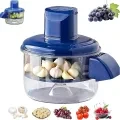Electric Garlic Peeler Machine Automatic - Rechargeable Electric Fruit & Vegetable Peeler – Automatic Peeling Tool for Grapes, Cherry Tomatoes, Garlic & More
